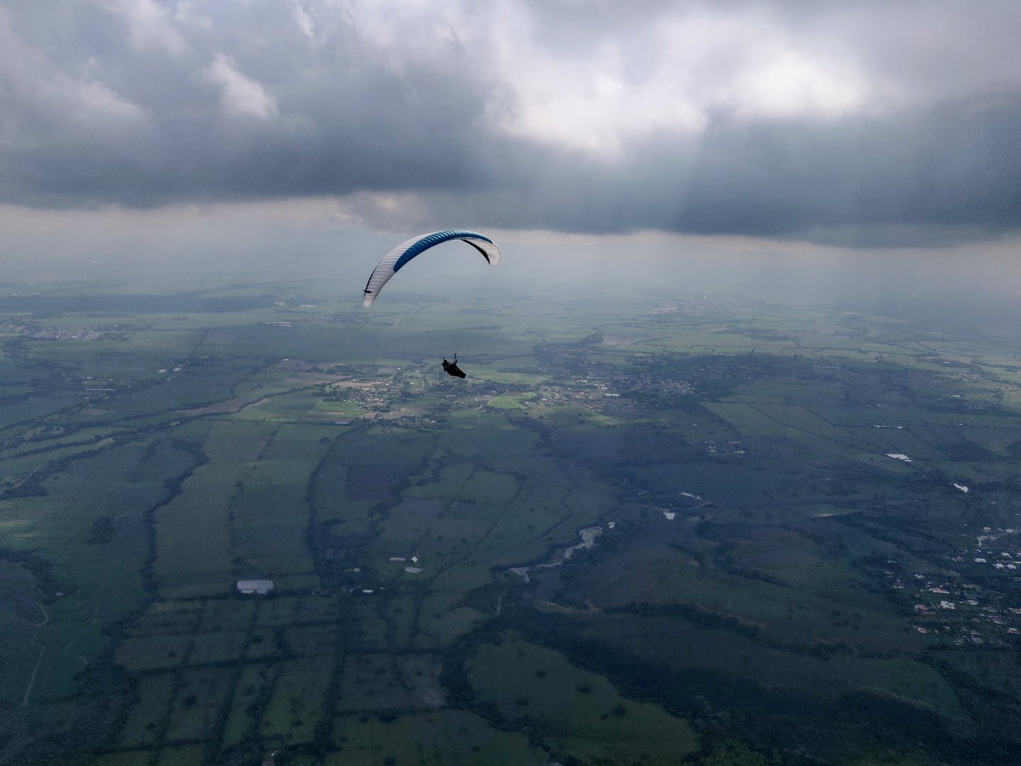 Paragliding Piedechinche in rain